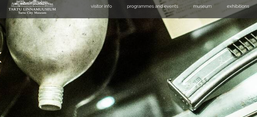 Screenshot der Website des Museums