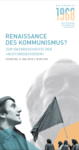 Flyer der Veranstaltung: Renaissance des Kommunismus? Zur Ideengeschichte der „Achtundsechziger“