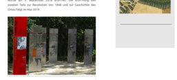 Screenshot zur Ausstellung auf friedhof-der-maerzgefallenen.de