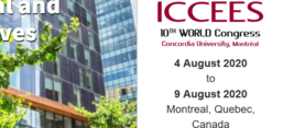 Screenshot der Kongresswebsite sites.events.concordia.ca/sites/iccees/en/iccees2020