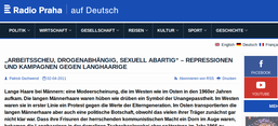 Screenshot von radio.cz