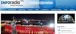Screenshot des Radiofeatures