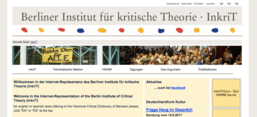 Screenshot der Webseite des InkriT
