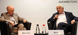 Bernd Greiner und Wolfgang Benz © Bundesstiftung zur Aufarbeitung der SED-Diktatur