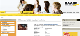 Screenshot raabe.de
