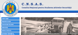 Screenshot der Institutshomepage cnsas.ro
