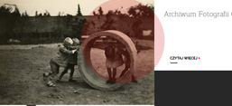 Screenshot der Website des Archivs