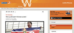 Screenshot Radio Bayern Wissen; "Der Koreakrieg: Wie aus Brüdern Feinde wurden"