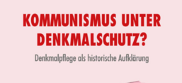 Buchcover „Kommunismus unter Denkmalschutz? Denkmalpflege als historische Aufklärung“, Wernersche Verlagsgesellschaft. 