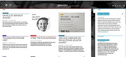 Screenshot der Website dekoder.org mit Onlinedossier zur Oktoberrevolution