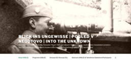 Screenshot der Website zur Konferenz "Blick ins Ungewisse. Visionen und Utopien im Donau-Karpaten-Raum 1917 und danach"