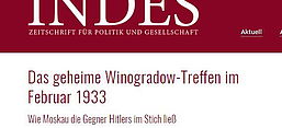Screenshot von Volltext des Aufsatzes unter: http://indes-online.de/1-2017-das-geheime-winogradow-treffen-im-februar-1933