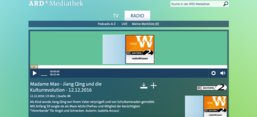 Screenshot des radioWissen-Features "Madame Mao" in der ARD Mediathek