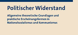 Cover "Politischer Widerstand", Nomos Verlag