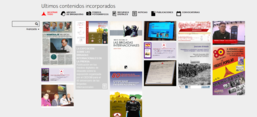 Screenshot der Institutswebsite: Centro de Estudios y Documentación de las Brigadas Internacion