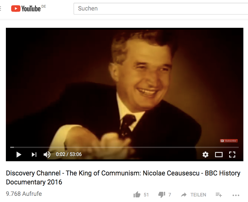 Screenshot der BBC-Dokumentation