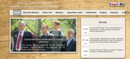 Screenshot der Webseite