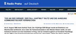 Screenshot von Radio Praha