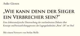 Buchcover "Wie kann denn der Sieger ein Verbrecher sein?", ibidem Verlag.