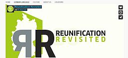 Screenshot der Website Reunification Revisited