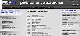 Screenshot geschichtslehrer.in Arbeitsblätter 20. Jahrhundert (Zeitgeschichte)