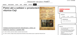 Screenshot der Webseite
