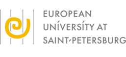Das Logo der Europäischen Universtität St. Petersburg