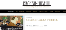 Screenshot der Website des Bröhan-Museums