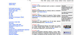 Onlineauftritt von Totalita, Screenshot von der Website
