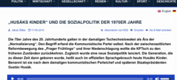 Screenshot der Website von Radio Praha