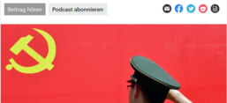 Screenshot des Beitrags auf der Webseite des Deutschlandfunk Kultur