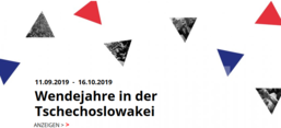 "Wendejahre in der Tschechoslowakei", Veranstaltungshinweis, Screenshot von http://munich.czechcentres.cz