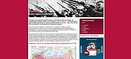 Screenshot des Sammel-Dossiers "Oktoberrevolution", Bundeszentrale für politische Bildung