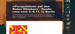 Screenshot der Website der Rosa Luxemburg Stiftung