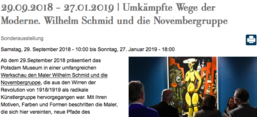Screenshot der Website des Potsdam Museums