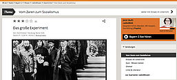 Screenshot der Sendung „Das große Experiment“