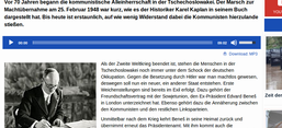 Screenshot von radio.cz