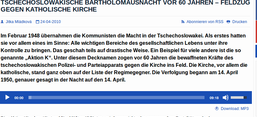 Screenshot von radio.cz