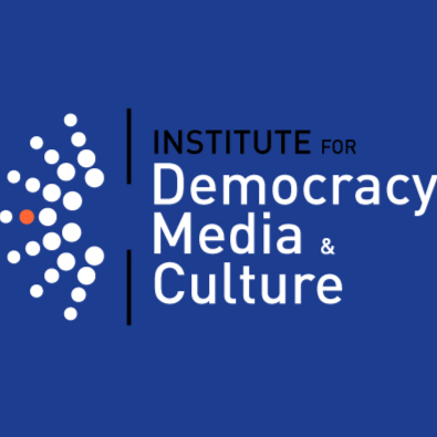 Logo des Institute for Democracy, Media and Culture
