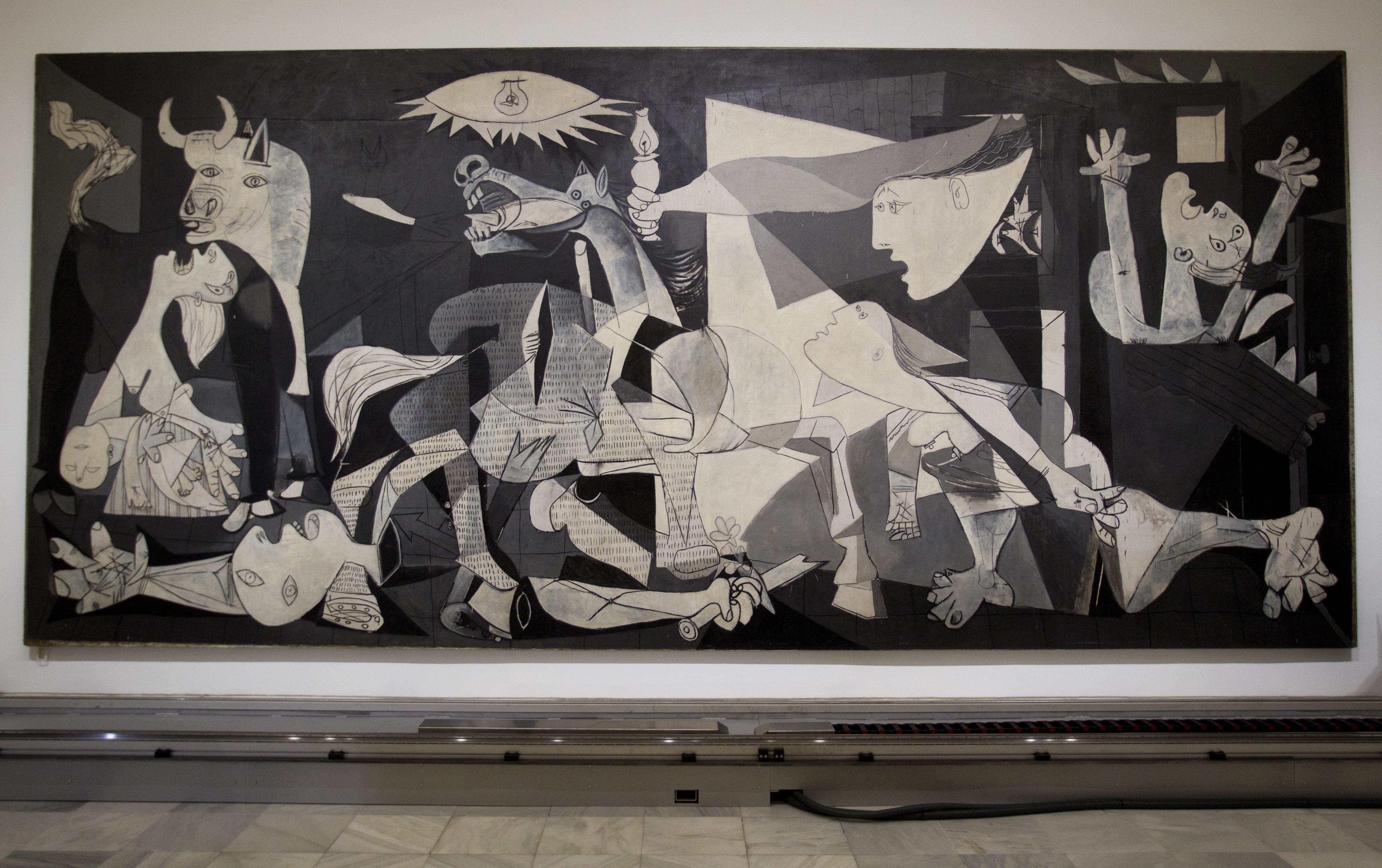 Pablo Picasso Guernica, Foto vom 21. Februar 2012 von Paul White, picture alliance / ASSOCIATED PRESS