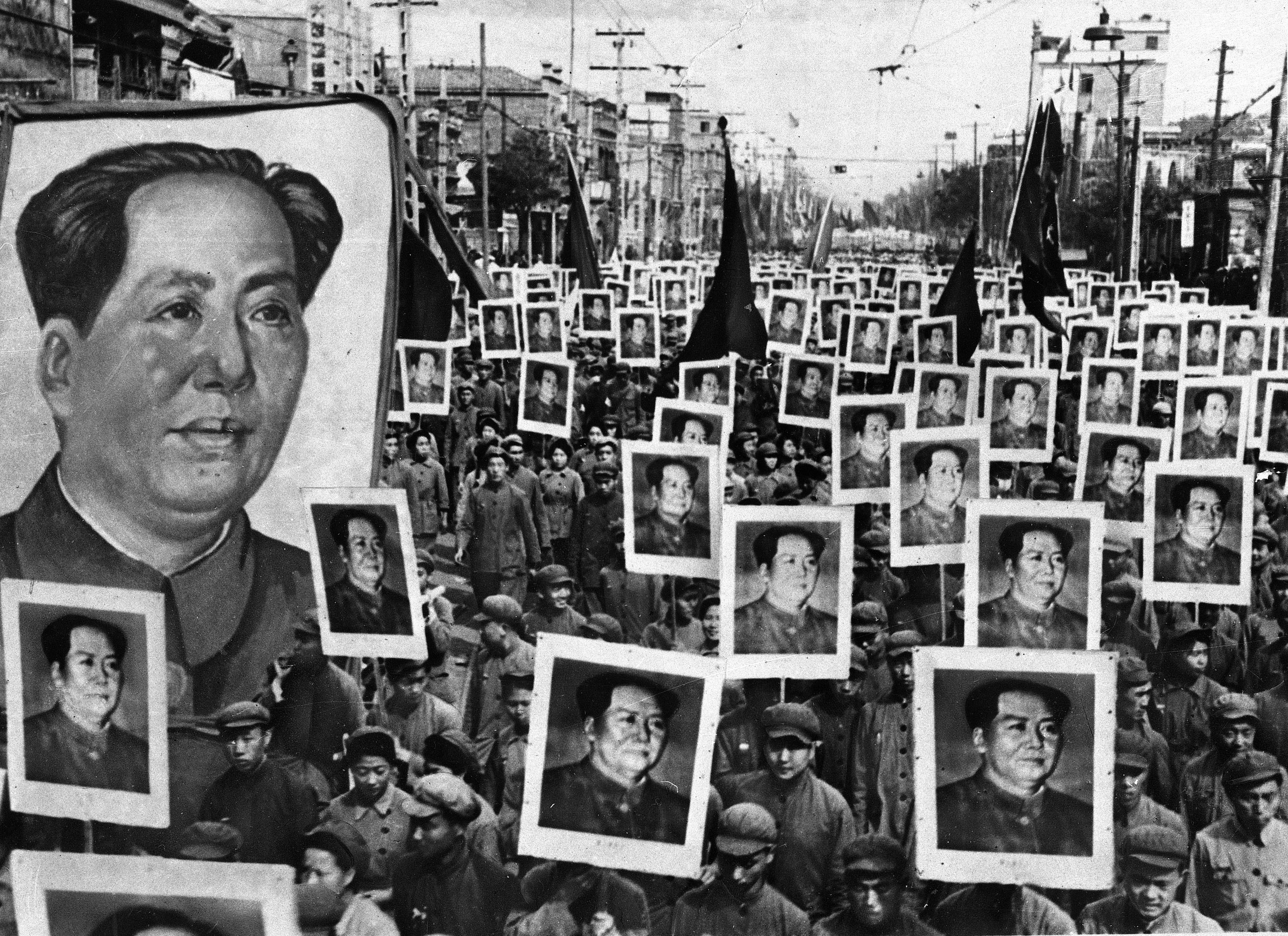 Feier zum Sieg der kommunistischen Revolution in China, 1949, picture alliance / ASSOCIATED PRESS