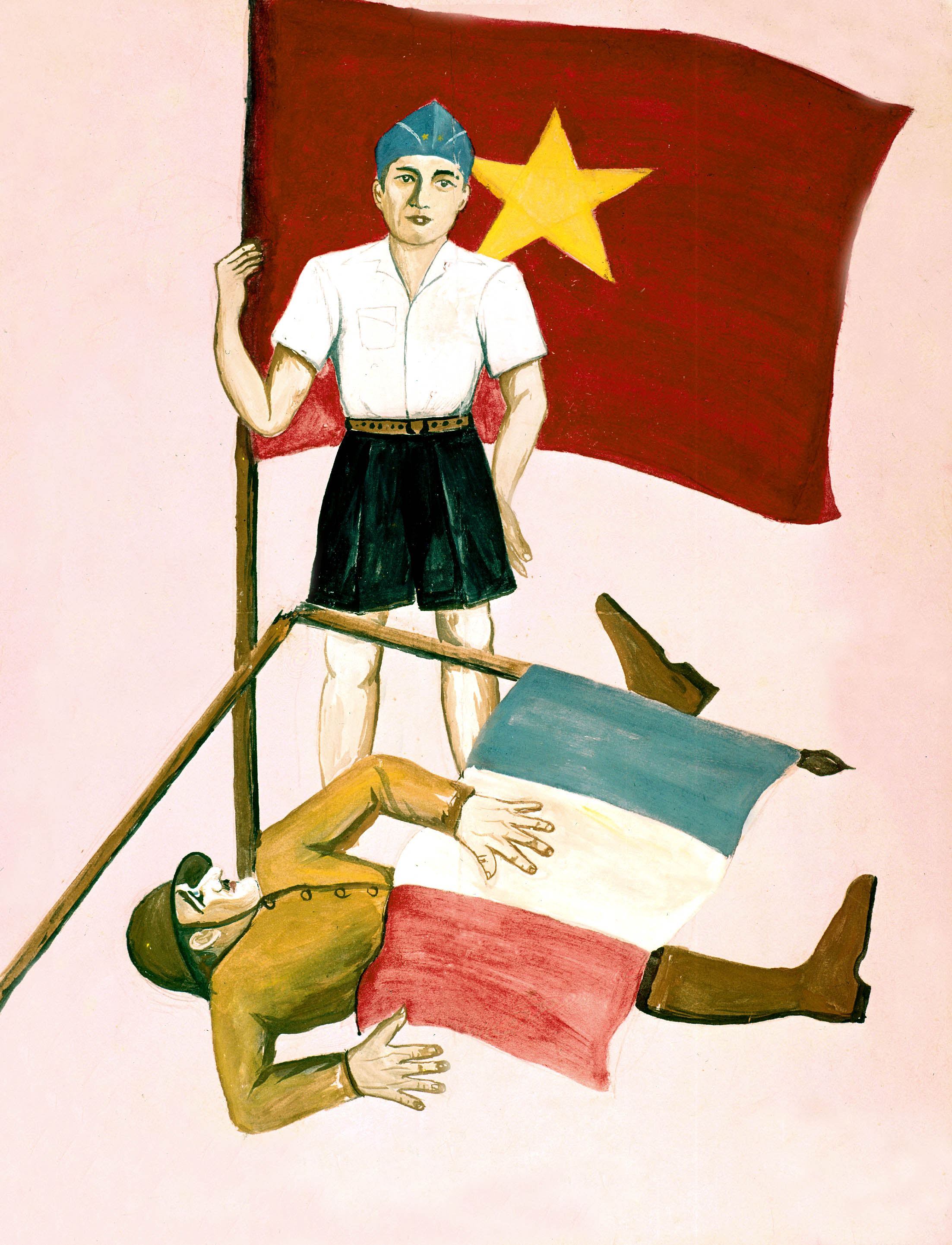 Poster zur Unabhängigkeit von Vietnam, undat., Rue des Archives/Tallandier/Süddeutsche Zeitung Photo
