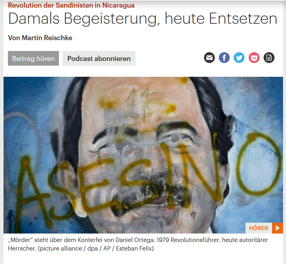 Screenshot der Webseite des Readiofeaturebeitrags