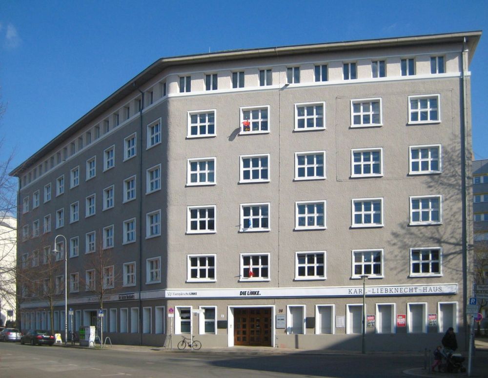 Das Karl-Liebknecht-Haus in der Weydingerstraße 14/16 in Berlin-Mitte, Urheber: Jörg Zägel, Lizenz: CC-BY-SA 3.0