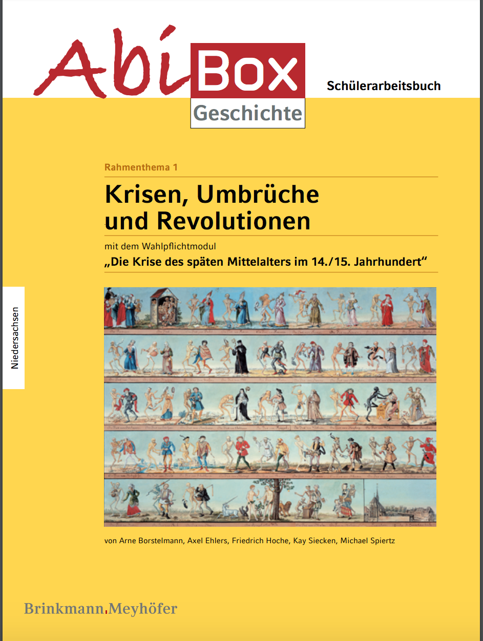 Cover der Abi Box Geschichte "Krisen, Umbrüche und Revolutionen", Brinkmann.Meyhöfer