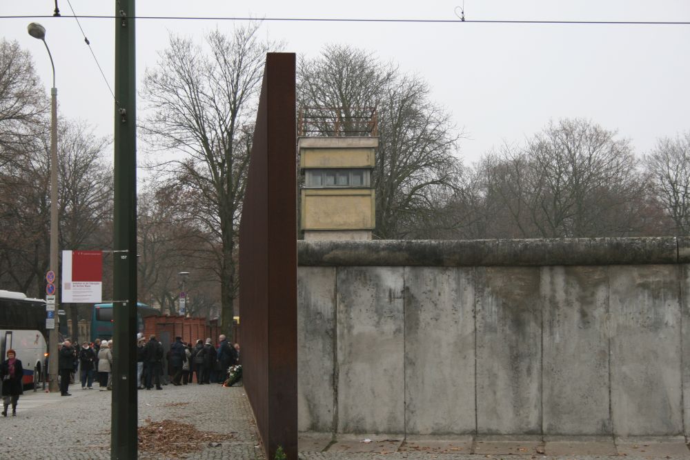 Nationales Denkmal für die Opfer des Mauerbaus und der deutschen Teilung in der Gedenkstätte Berliner Mauer, Foto: Bundesstiftung Aufarbeitung 