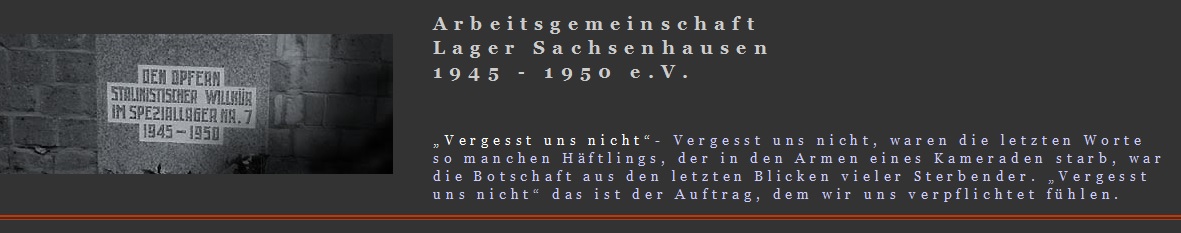 Screen Arbeitsgemeinschaft Lager Sachsenhausen 1945–1950 e. V.