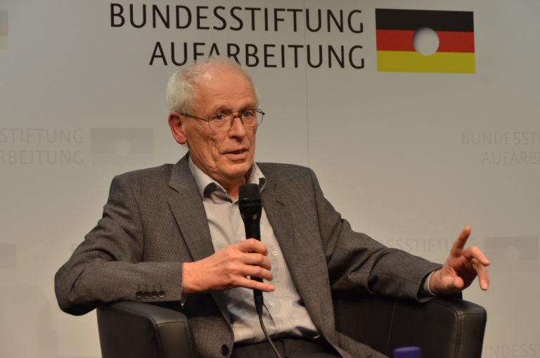 Prof. Dr. Dietrich Beyrau auf einer Abendveranstaltung in der Bundesstiftung Aufarbeitung im Januar 2012, (c) Bundesstiftung Aufarbeitung
