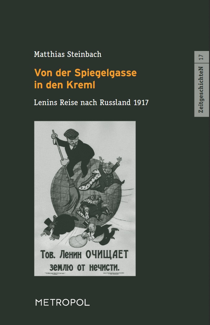 Cover des Buches "Von der Spiegelgasse in den Kreml", Verlag Metropol