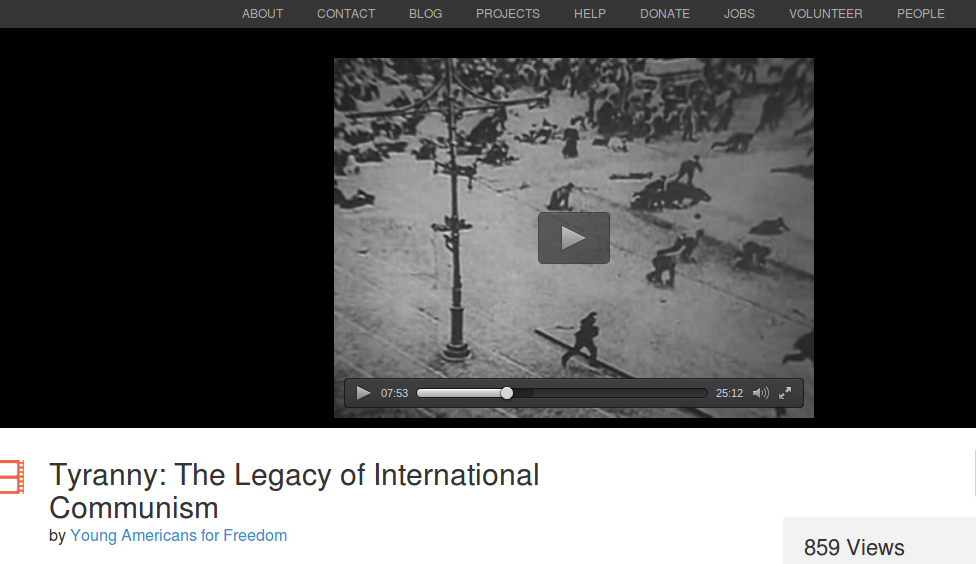 Screenshot von archive.org